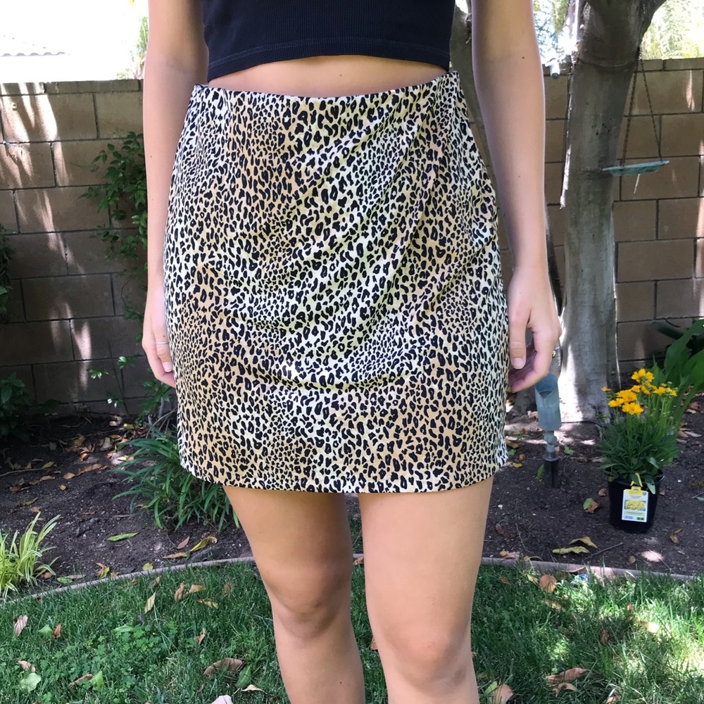 H&M Cheetah Skirt